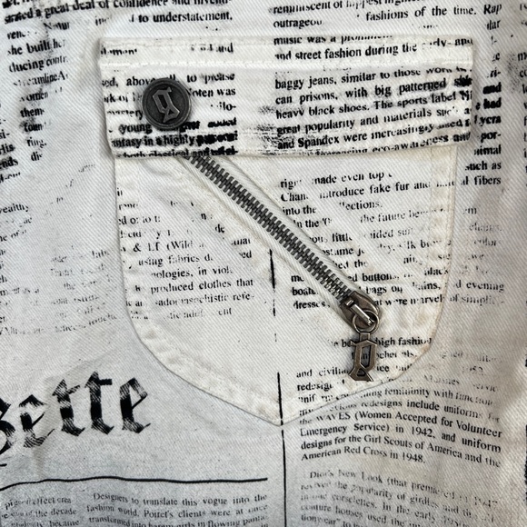 Galliano newspaper print skirt - Picture 8 of 10